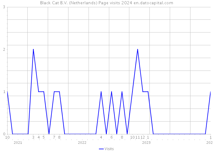 Black Cat B.V. (Netherlands) Page visits 2024 