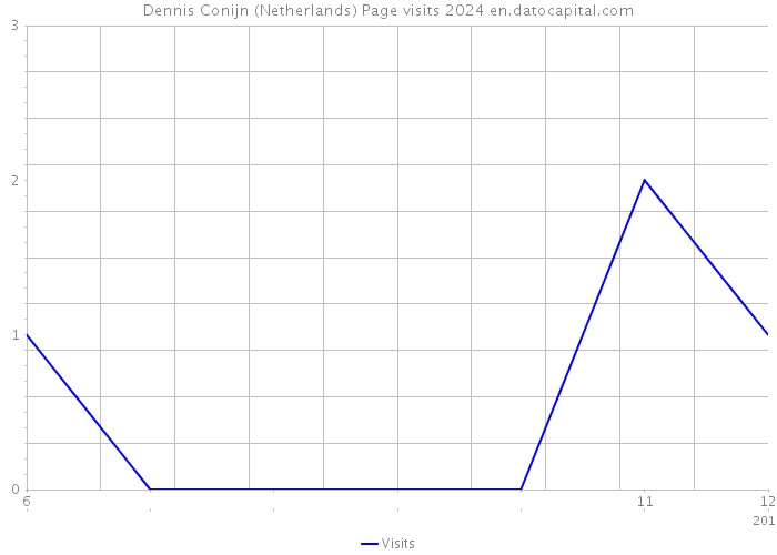Dennis Conijn (Netherlands) Page visits 2024 