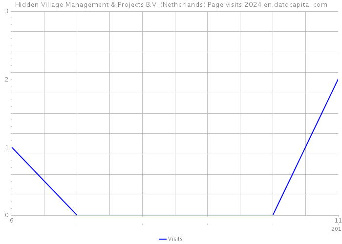 Hidden Village Management & Projects B.V. (Netherlands) Page visits 2024 