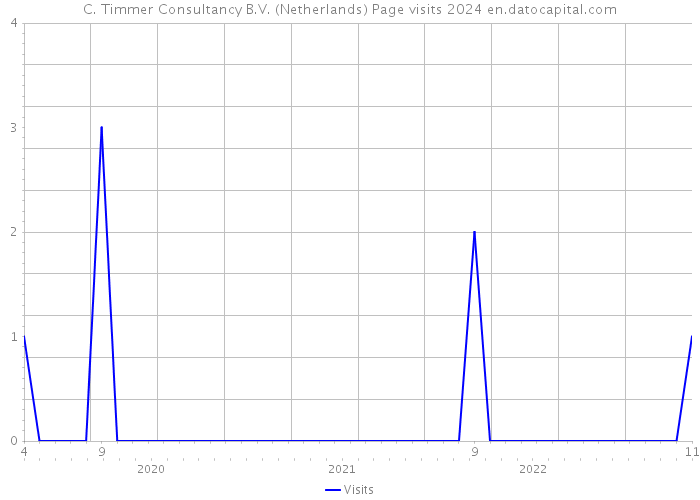C. Timmer Consultancy B.V. (Netherlands) Page visits 2024 