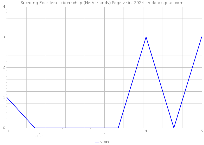 Stichting Excellent Leiderschap (Netherlands) Page visits 2024 