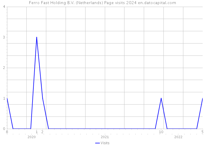 Ferro Fast Holding B.V. (Netherlands) Page visits 2024 