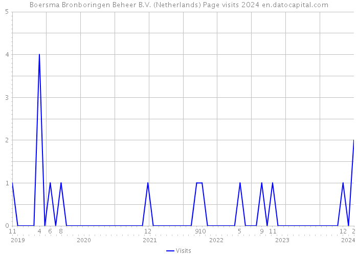 Boersma Bronboringen Beheer B.V. (Netherlands) Page visits 2024 