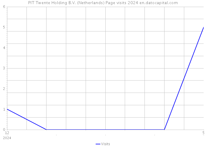 PIT Twente Holding B.V. (Netherlands) Page visits 2024 