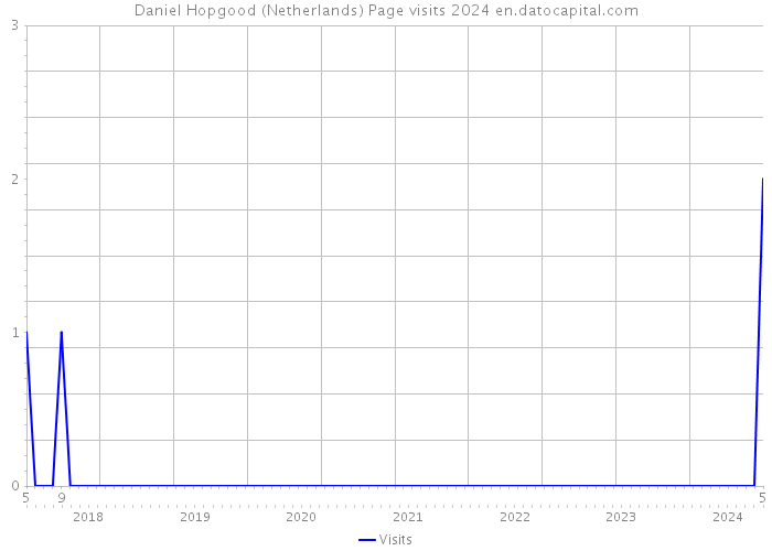 Daniel Hopgood (Netherlands) Page visits 2024 