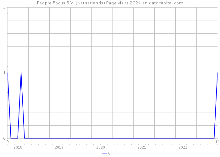 People Focus B.V. (Netherlands) Page visits 2024 