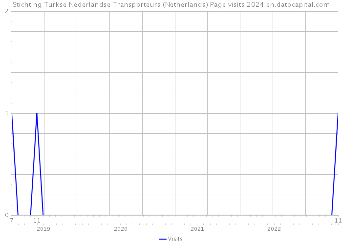 Stichting Turkse Nederlandse Transporteurs (Netherlands) Page visits 2024 