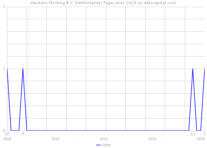 Hurkens Holding B.V. (Netherlands) Page visits 2024 