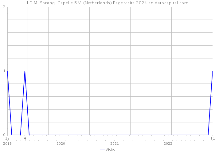 I.D.M. Sprang-Capelle B.V. (Netherlands) Page visits 2024 