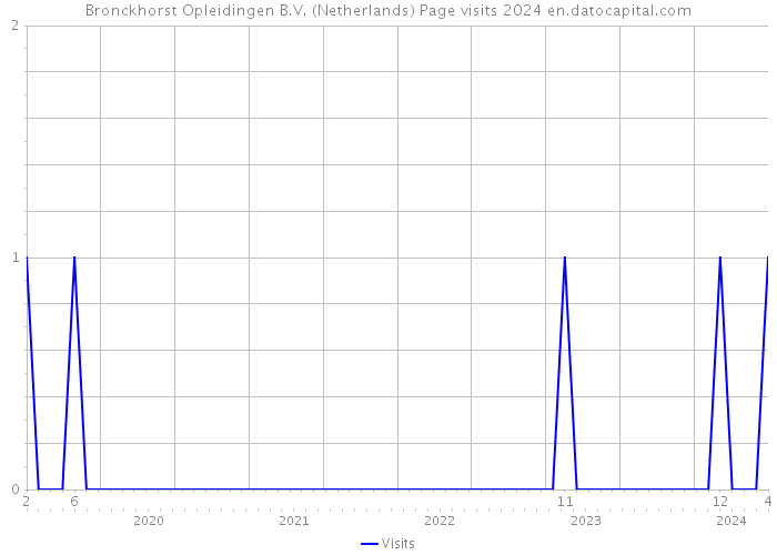Bronckhorst Opleidingen B.V. (Netherlands) Page visits 2024 