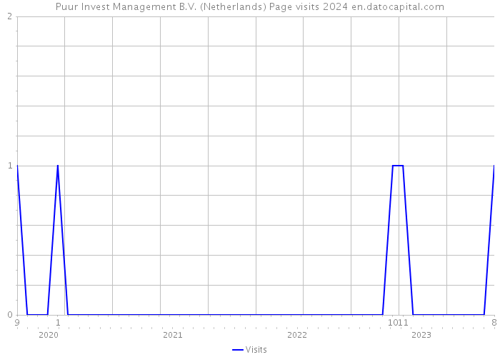 Puur Invest Management B.V. (Netherlands) Page visits 2024 