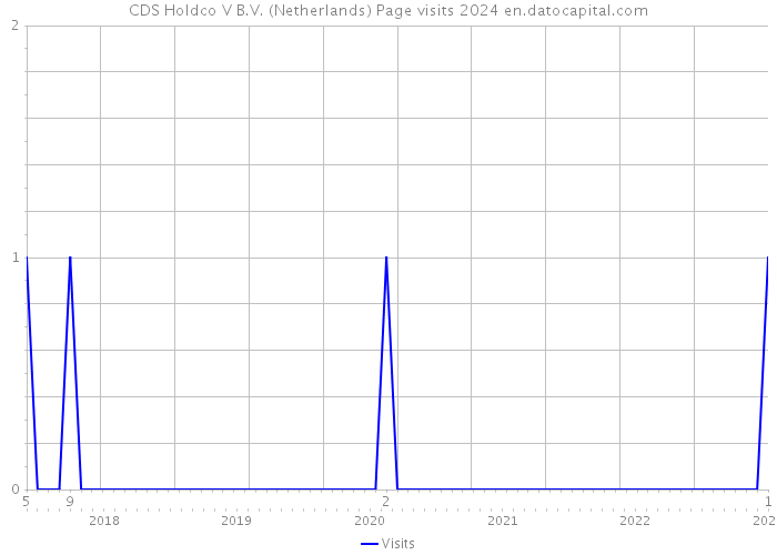CDS Holdco V B.V. (Netherlands) Page visits 2024 