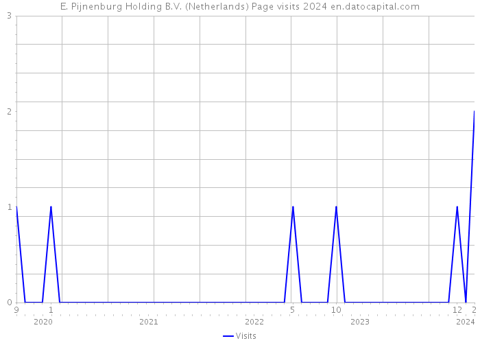 E. Pijnenburg Holding B.V. (Netherlands) Page visits 2024 