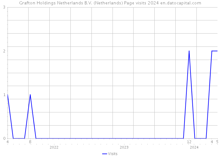 Grafton Holdings Netherlands B.V. (Netherlands) Page visits 2024 