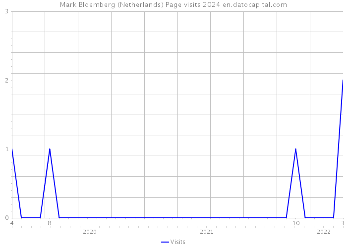 Mark Bloemberg (Netherlands) Page visits 2024 