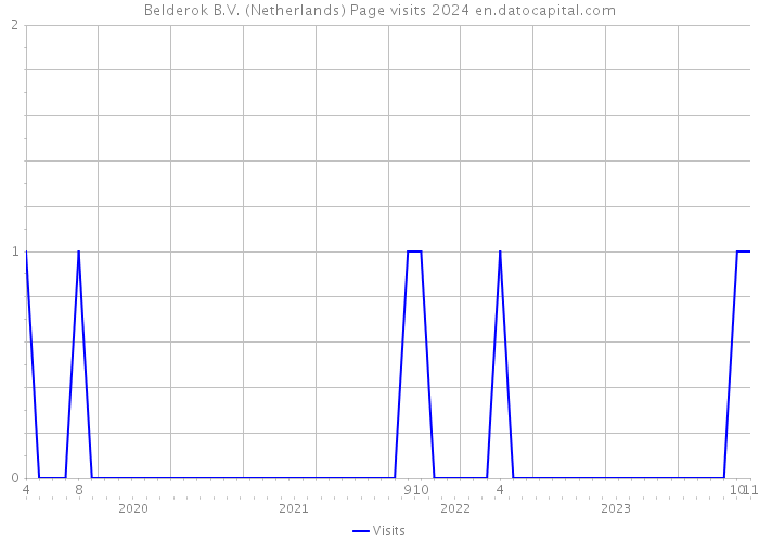 Belderok B.V. (Netherlands) Page visits 2024 