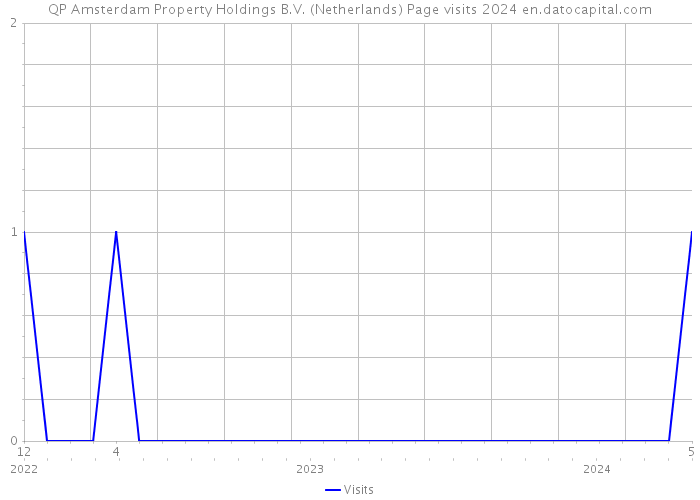 QP Amsterdam Property Holdings B.V. (Netherlands) Page visits 2024 
