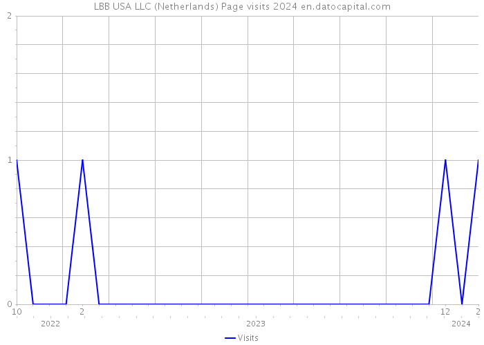 LBB USA LLC (Netherlands) Page visits 2024 