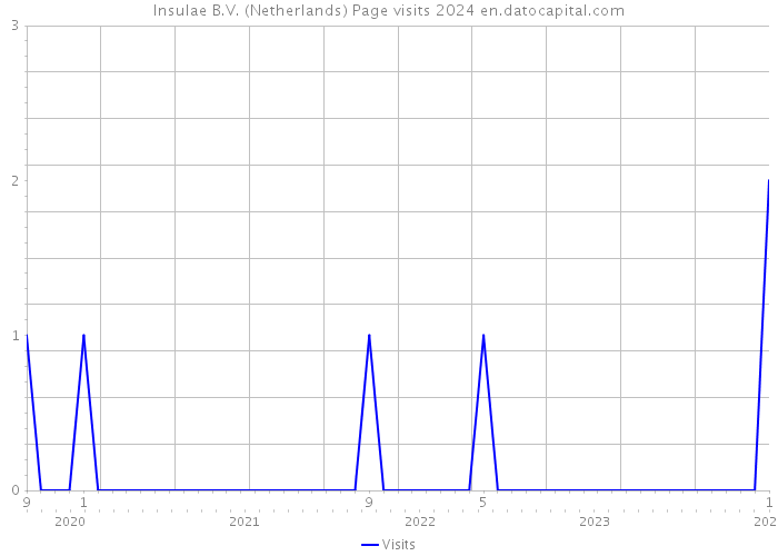 Insulae B.V. (Netherlands) Page visits 2024 