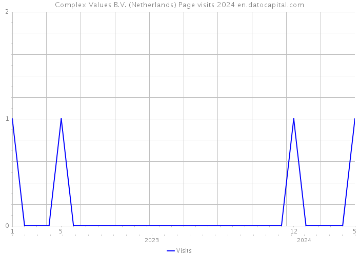 Complex Values B.V. (Netherlands) Page visits 2024 