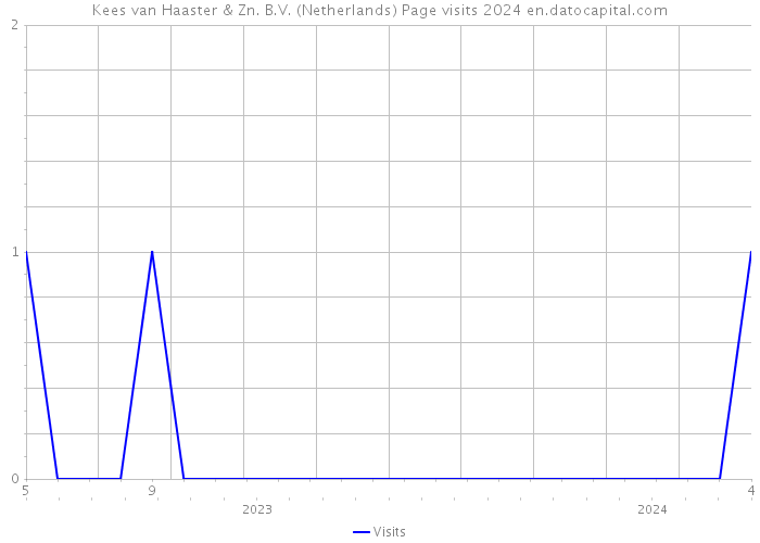 Kees van Haaster & Zn. B.V. (Netherlands) Page visits 2024 