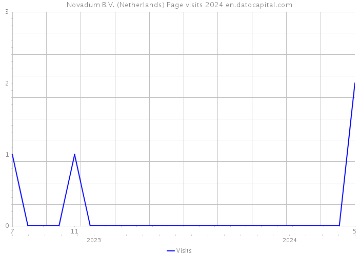 Novadum B.V. (Netherlands) Page visits 2024 