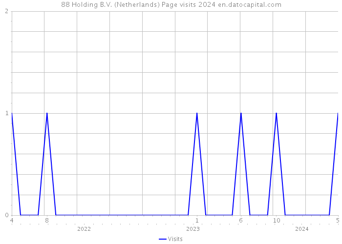 88 Holding B.V. (Netherlands) Page visits 2024 