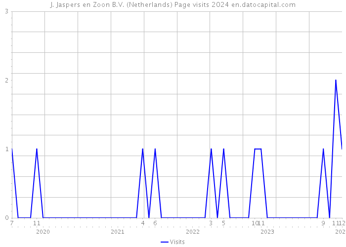 J. Jaspers en Zoon B.V. (Netherlands) Page visits 2024 