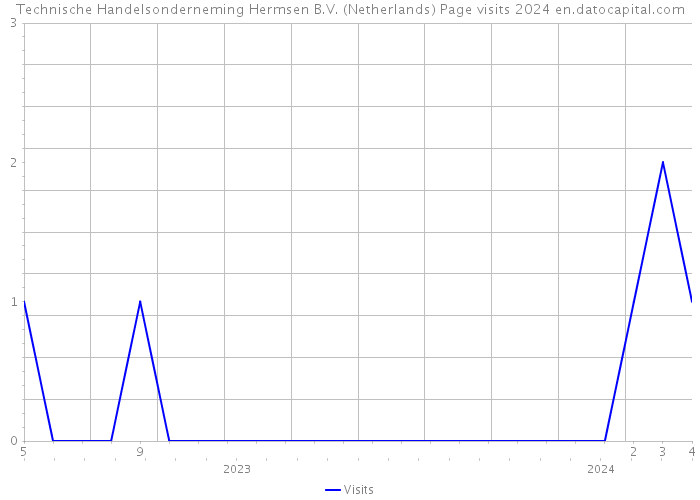 Technische Handelsonderneming Hermsen B.V. (Netherlands) Page visits 2024 