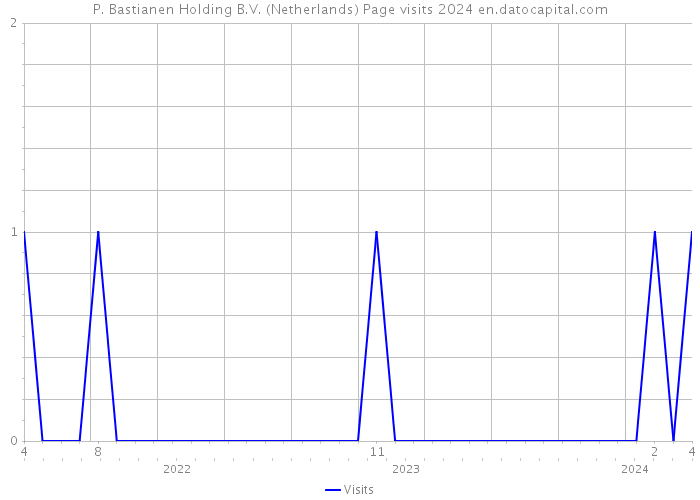 P. Bastianen Holding B.V. (Netherlands) Page visits 2024 