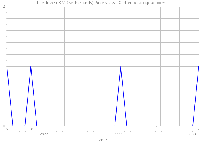 TTM Invest B.V. (Netherlands) Page visits 2024 