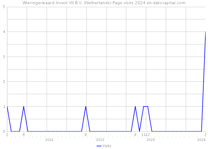 Wieringerwaard Invest VII B.V. (Netherlands) Page visits 2024 