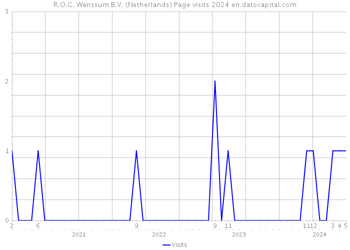 R.O.C. Wanssum B.V. (Netherlands) Page visits 2024 