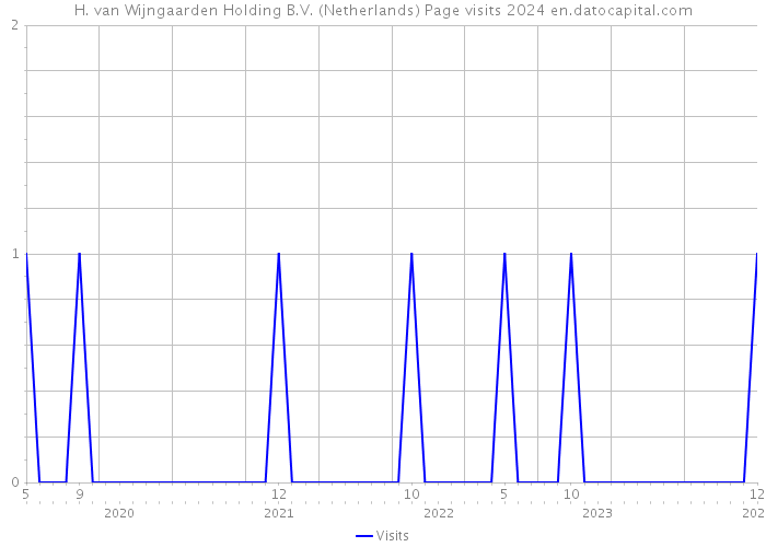 H. van Wijngaarden Holding B.V. (Netherlands) Page visits 2024 