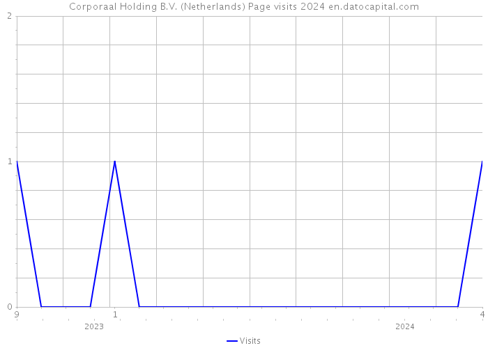 Corporaal Holding B.V. (Netherlands) Page visits 2024 