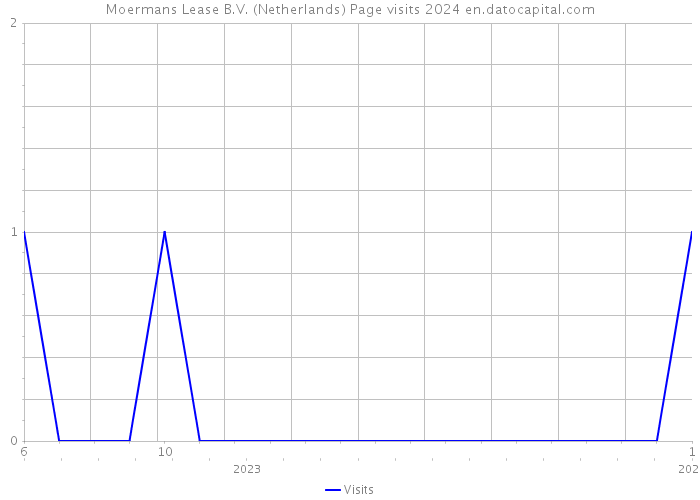 Moermans Lease B.V. (Netherlands) Page visits 2024 