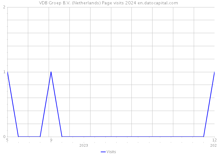 VDB Groep B.V. (Netherlands) Page visits 2024 