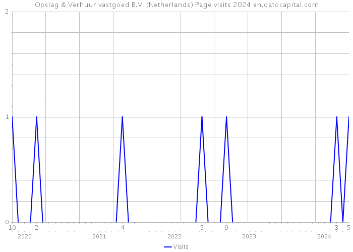 Opslag & Verhuur vastgoed B.V. (Netherlands) Page visits 2024 