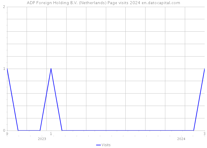 ADP Foreign Holding B.V. (Netherlands) Page visits 2024 