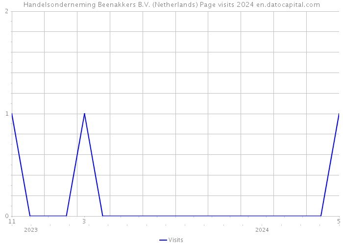Handelsonderneming Beenakkers B.V. (Netherlands) Page visits 2024 