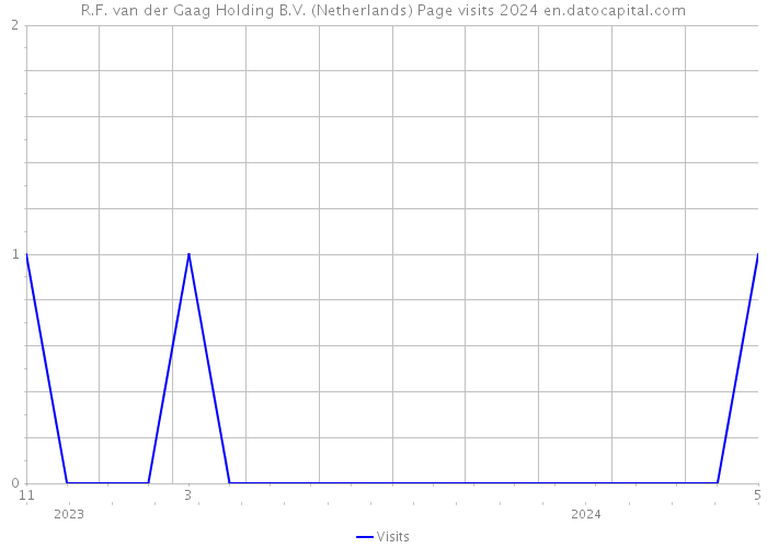 R.F. van der Gaag Holding B.V. (Netherlands) Page visits 2024 