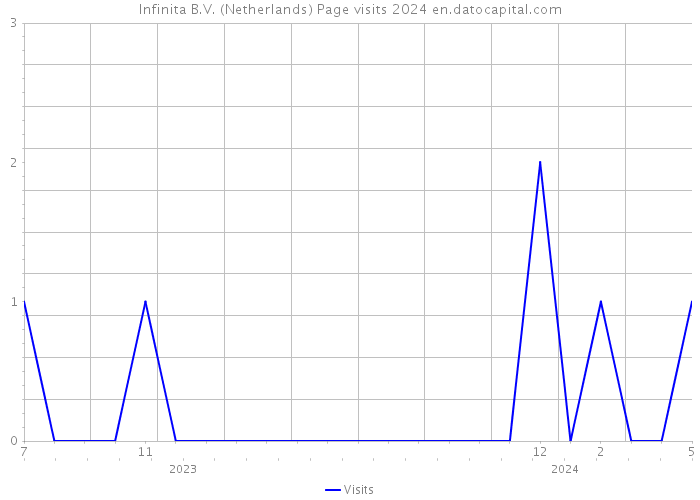 Infinita B.V. (Netherlands) Page visits 2024 