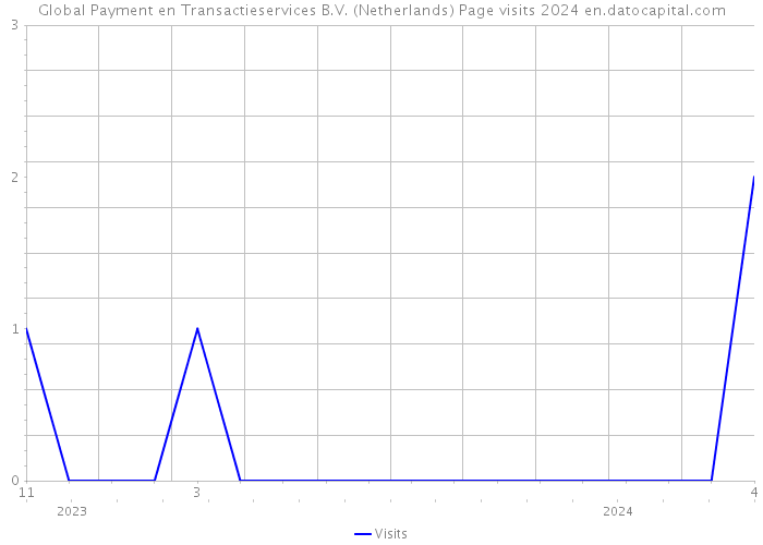 Global Payment en Transactieservices B.V. (Netherlands) Page visits 2024 