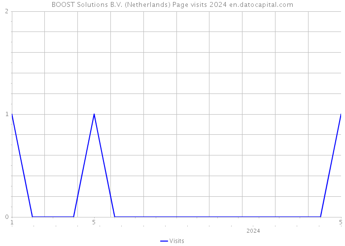 BOOST Solutions B.V. (Netherlands) Page visits 2024 