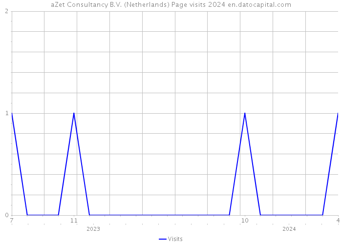 aZet Consultancy B.V. (Netherlands) Page visits 2024 