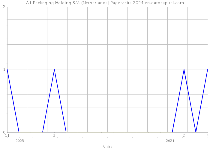 A1 Packaging Holding B.V. (Netherlands) Page visits 2024 