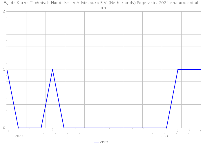 E.J. de Korne Technisch Handels- en Adviesburo B.V. (Netherlands) Page visits 2024 