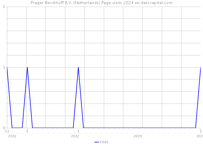 Prager Berckhoff B.V. (Netherlands) Page visits 2024 