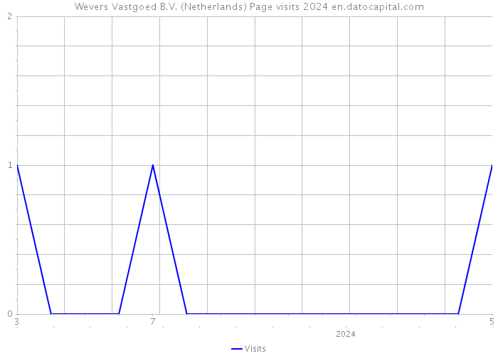Wevers Vastgoed B.V. (Netherlands) Page visits 2024 
