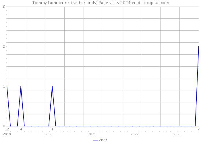 Tommy Lammerink (Netherlands) Page visits 2024 